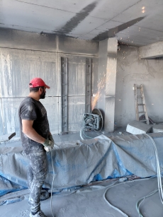 Hidrolik makine ile perde kesimi Sultangazi